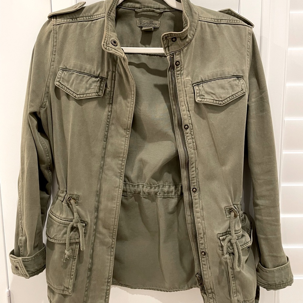 Lucky Brand Cargo/Utility Jacket, Size XS- provides nice hourglass figure!